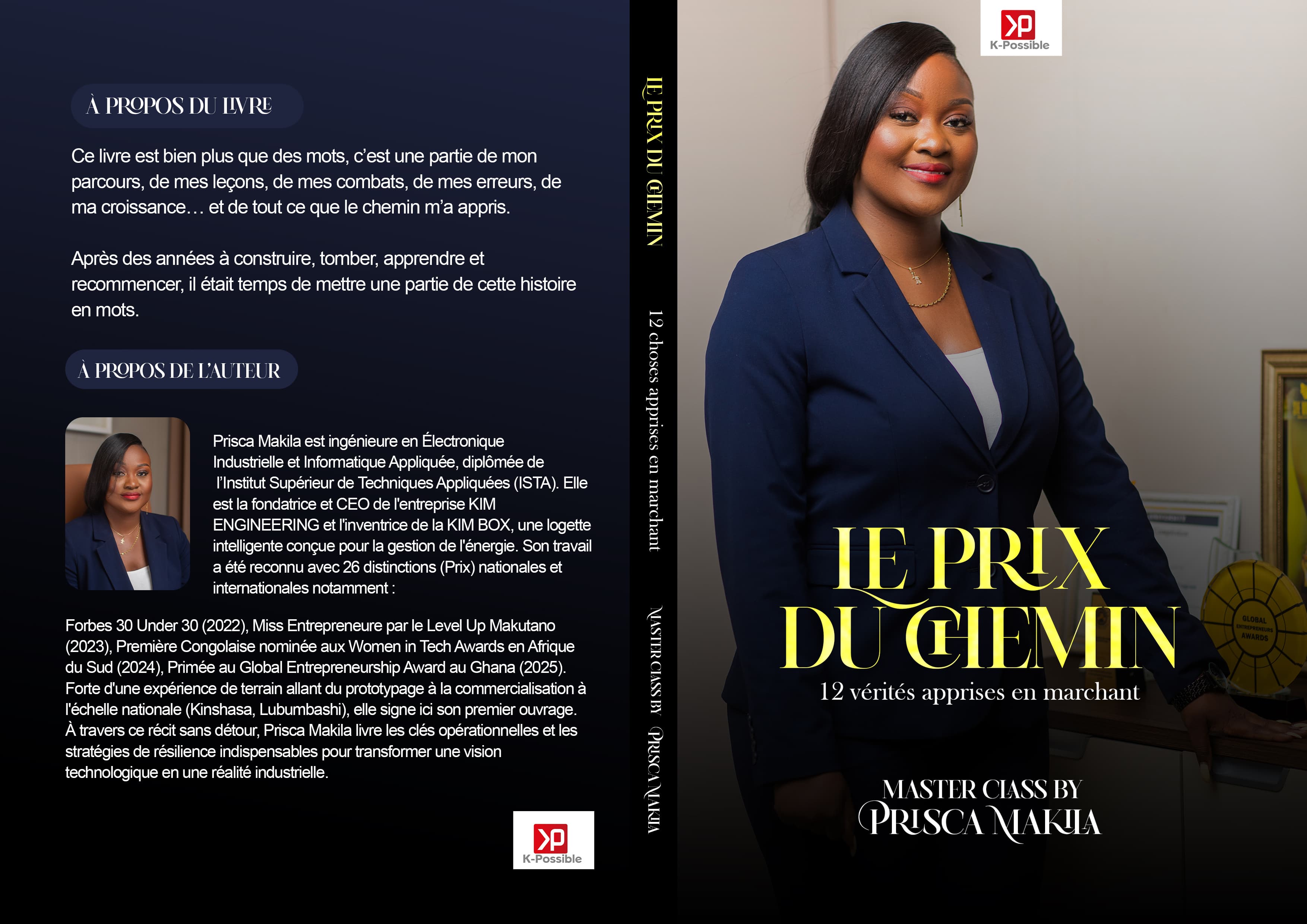 Couverture — Le prix du chemin, par Prisca Makila